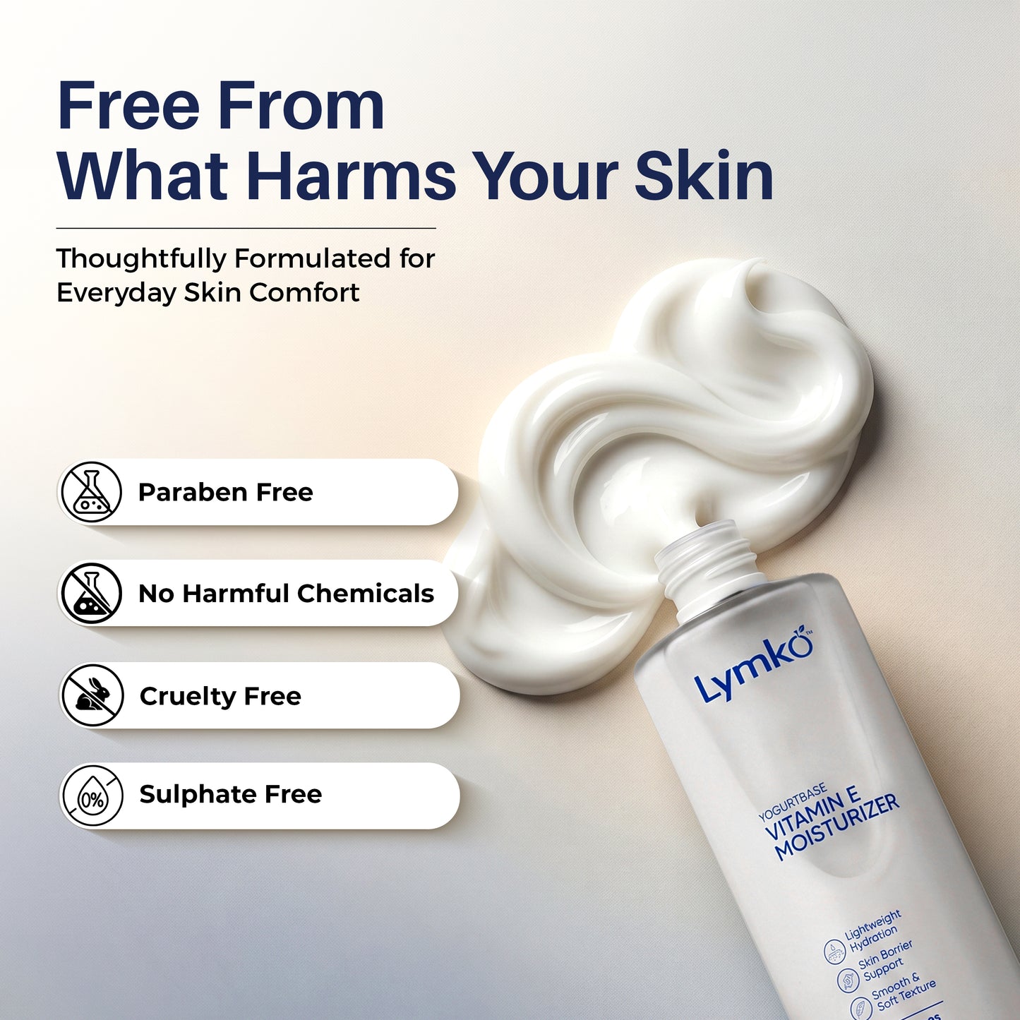 Vitamin E Moisturizer with Sodium Hyaluronate & Allantoin