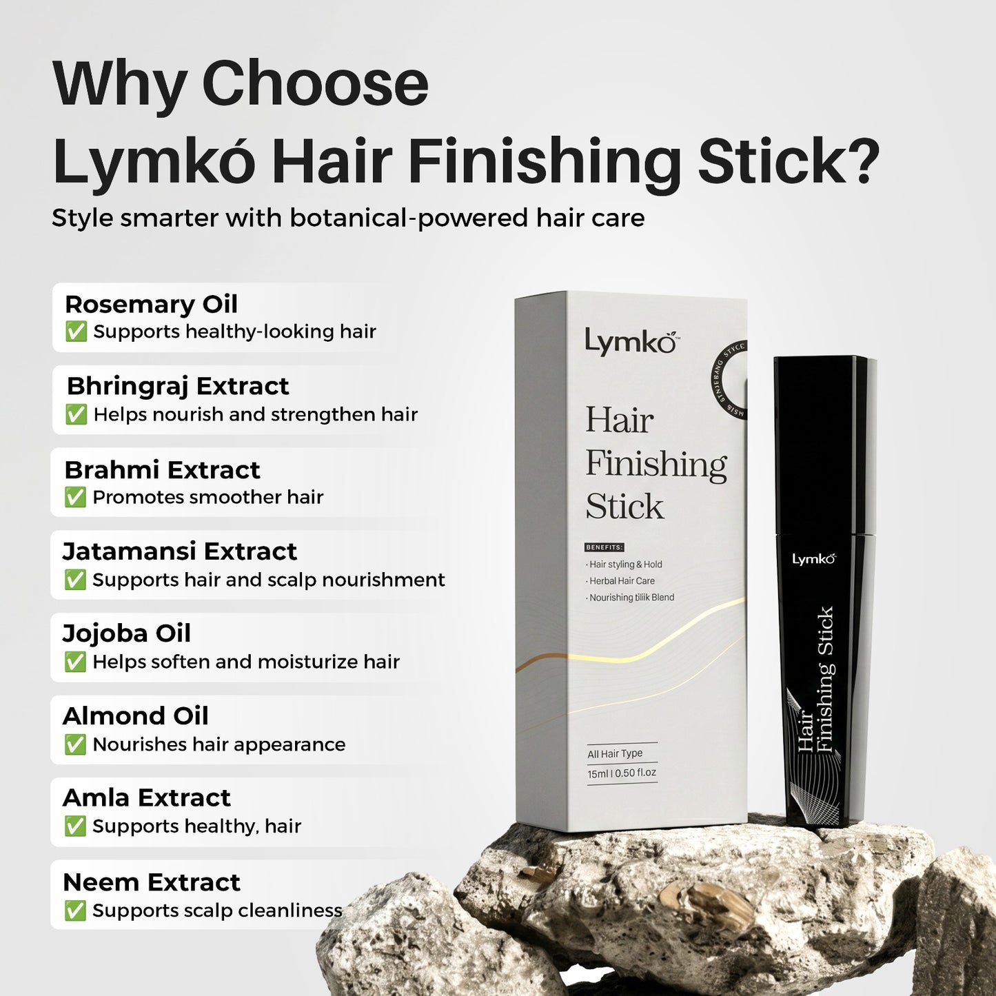 Hair Finishing Stick White
