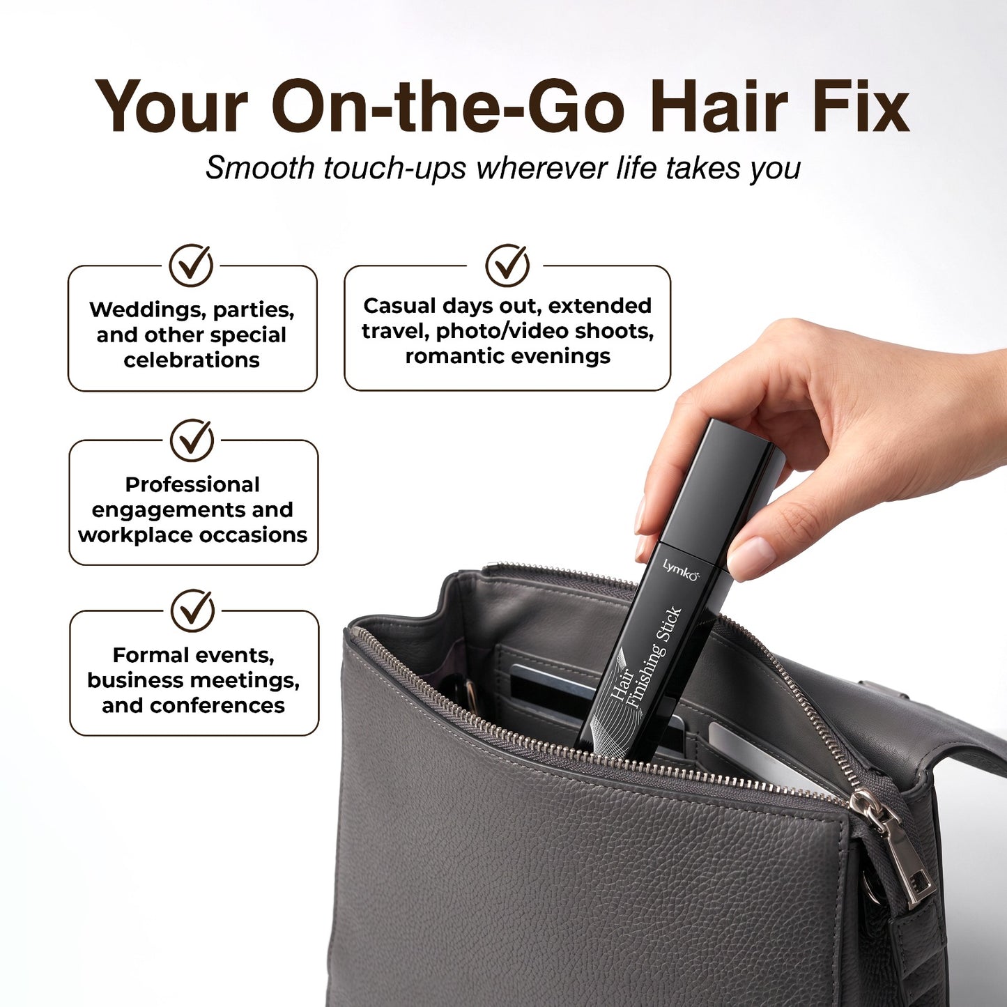 Hair Finishing Stick White