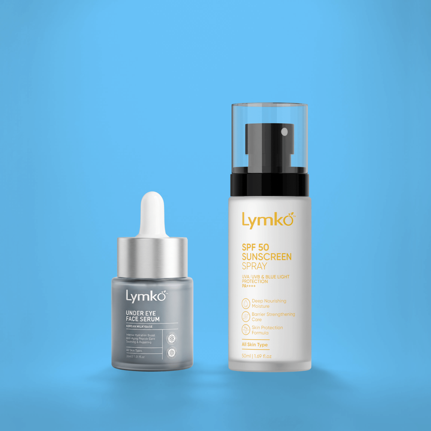 Under Eye Face Serum + sun scream