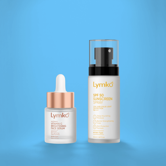 Vitamin C Brightening Face Serum + sun scream