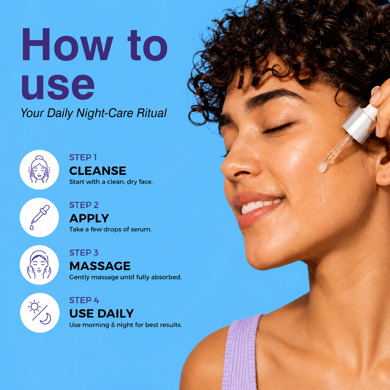 Facewash + Night Skin Face Serum + sun scream